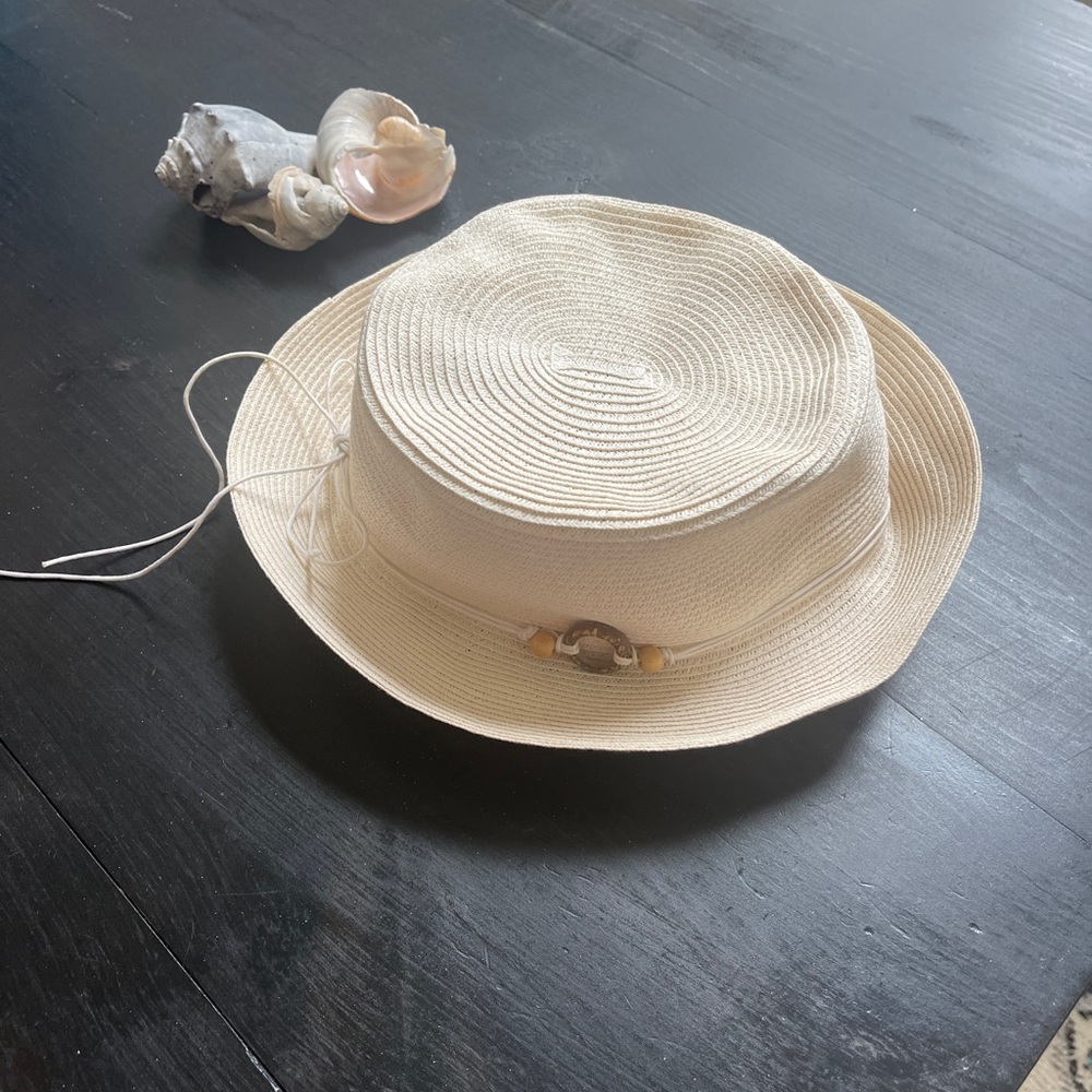 Croft&Borrow Stylish Cream Straw Hat